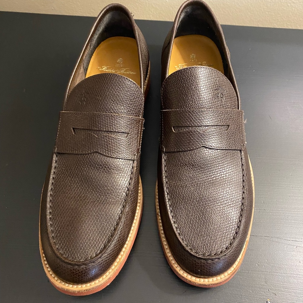 Brooks Bros Brown Loafers 10.5